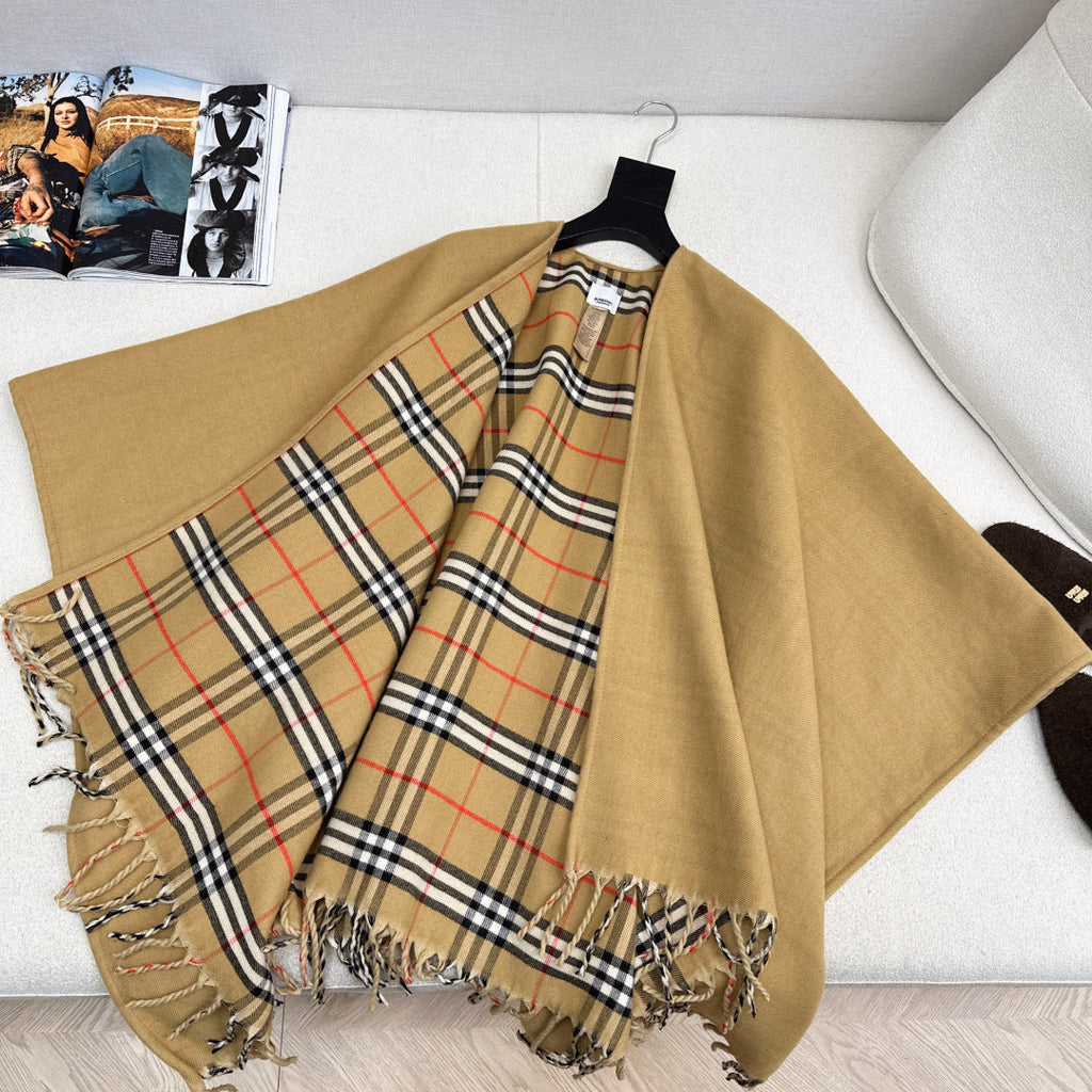 BURBERRY 25S PLAID KNITTED SCARF 128