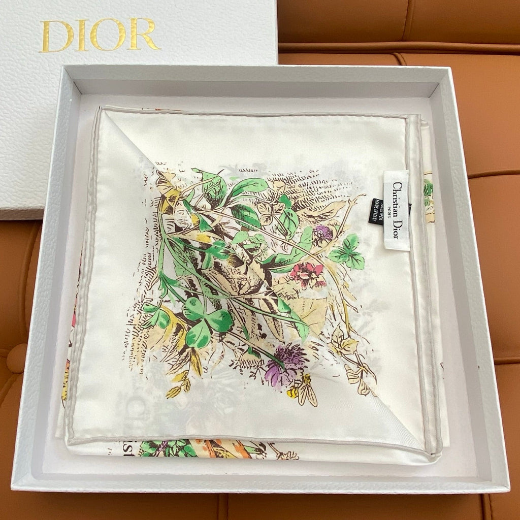 DIOR SCARF 90 CM IN SILK FABRIC 703663
