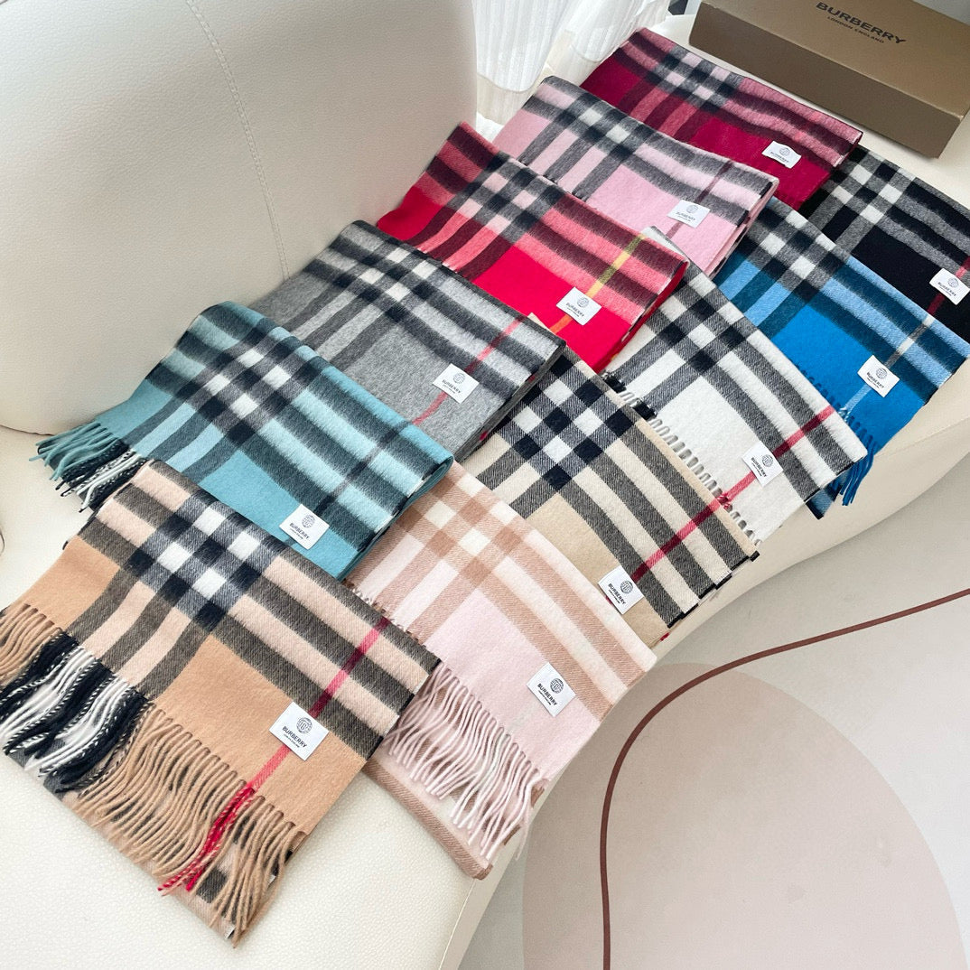 BURBERRY BBR SCARF 180 CM IN CASHMERE 522310