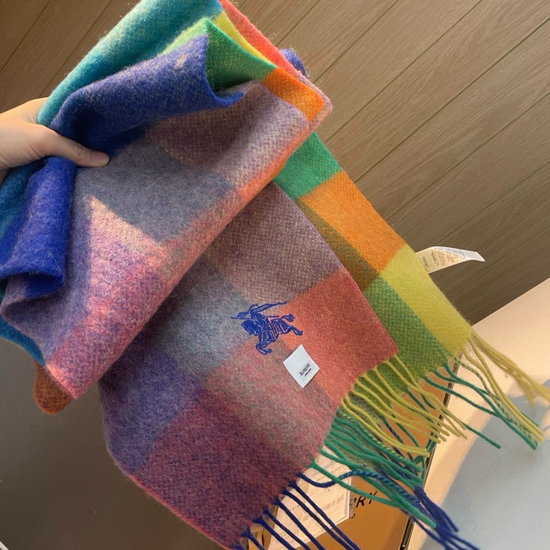 BURBERRY BBR SCARF 200 CM IN CASHMERE 486826
