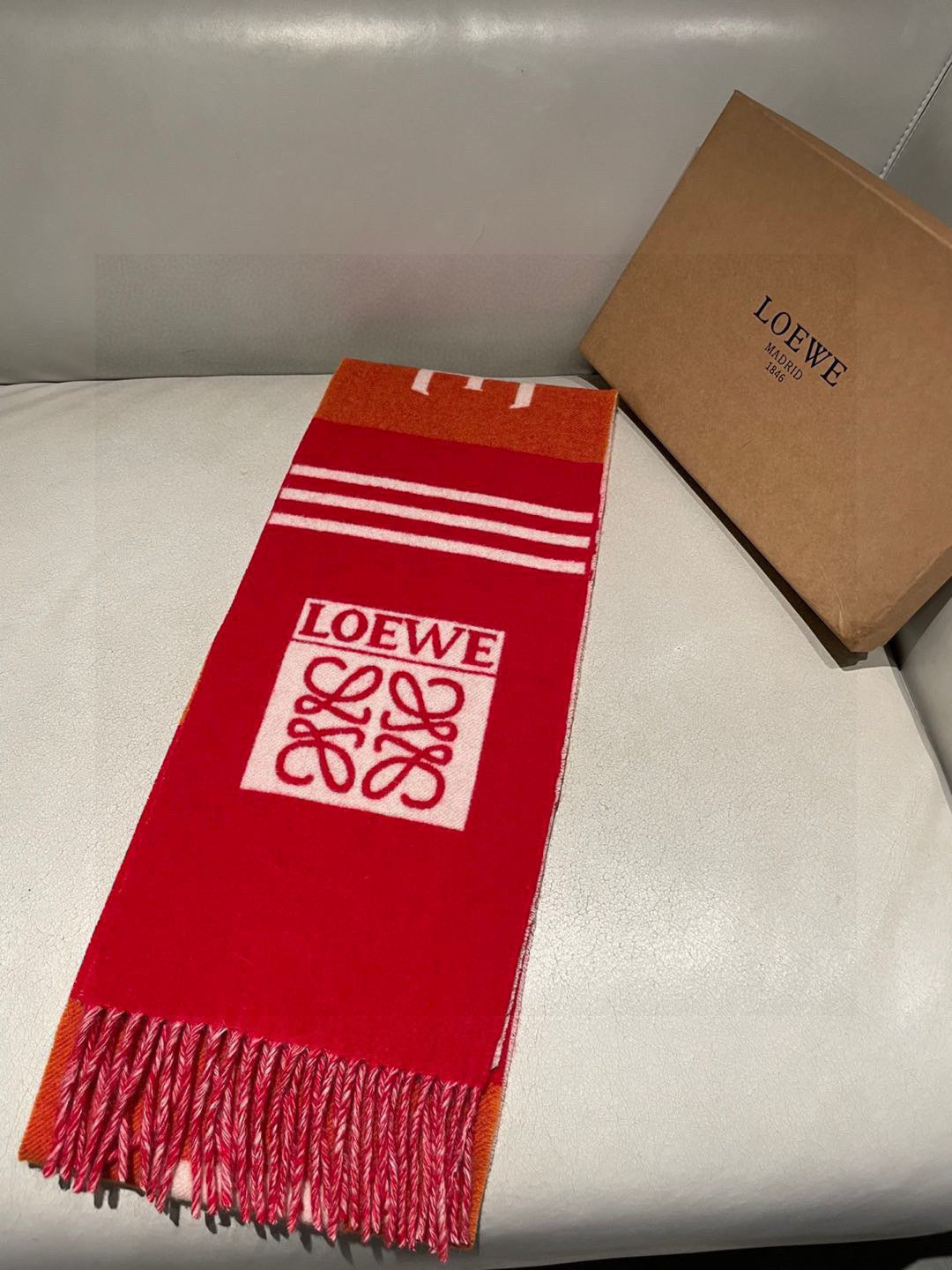 LOEWE 25S SCARF 190 IN CASHMERE 856522